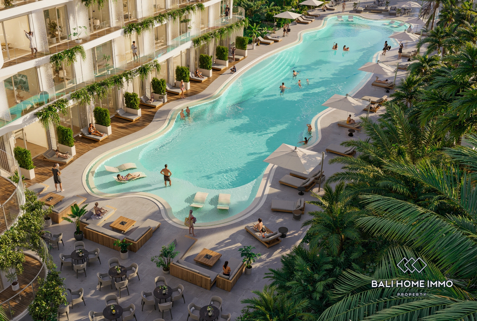 Off Plan Ocean View 1 Bedroom Apartment for Sale Leasehold in Pandawa view 12