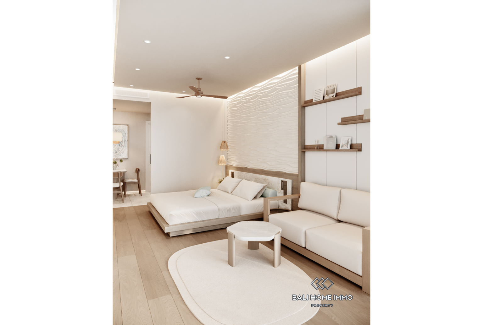 Off Plan Ocean View 1 Bedroom Apartment for Sale Leasehold in Pandawa view 3