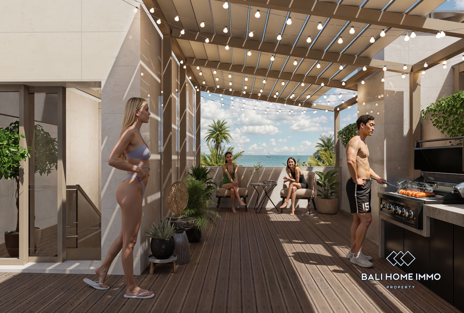 Off Plan Ocean View 2 Bedroom Villa for Sale Leasehold in Pandawa view 16