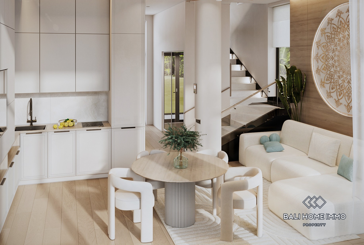 Off Plan Ocean View 2 Bedroom Villa for Sale Leasehold in Pandawa view 3