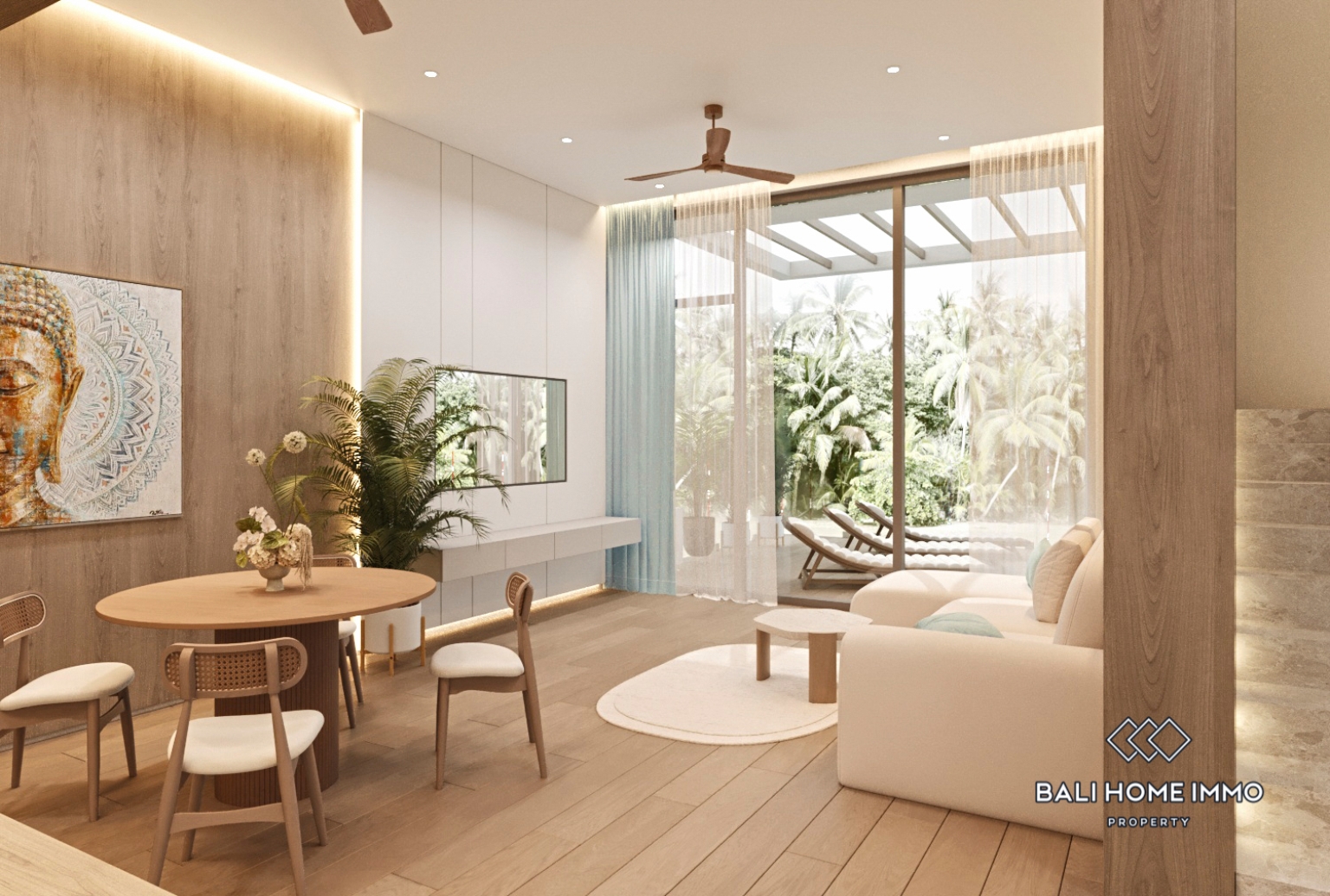 Villa de 3 chambres avec vue sur l'océan, en vente sur plan à Pandawa view 4