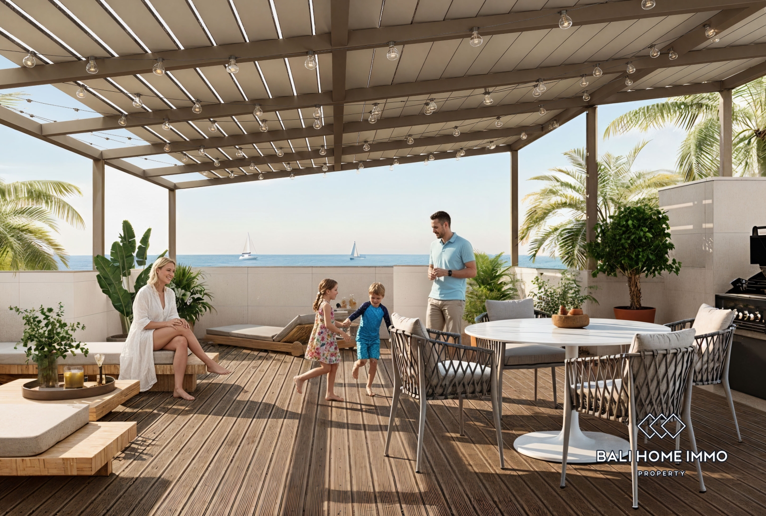 Villa de 3 chambres avec vue sur l'océan, en vente sur plan à Pandawa view 17