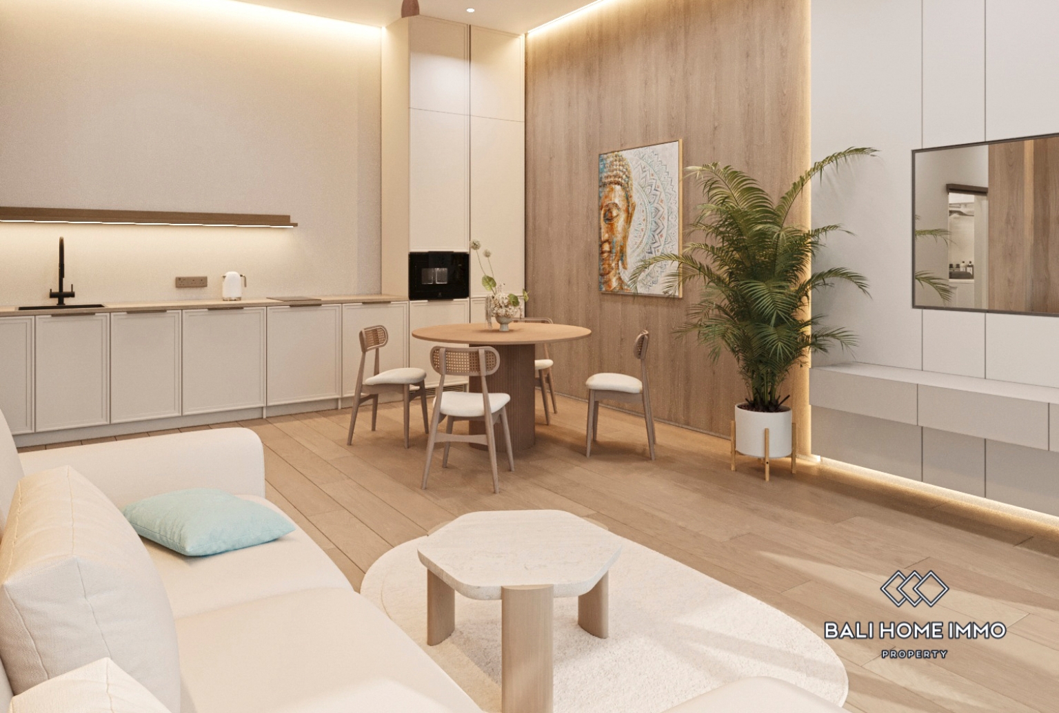 Villa de 3 chambres avec vue sur l'océan, en vente sur plan à Pandawa view 3