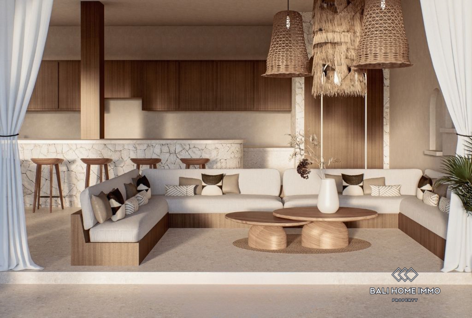 Off-plan Ocean View 4 Bedroom Villa for Sale Leasehold in Bali Nusa Penida view 3
