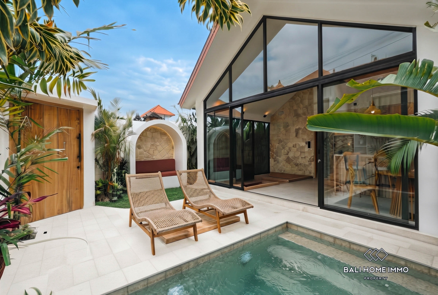 Villa tropicale neuve d'une chambre à vendre à Ungasan view 2