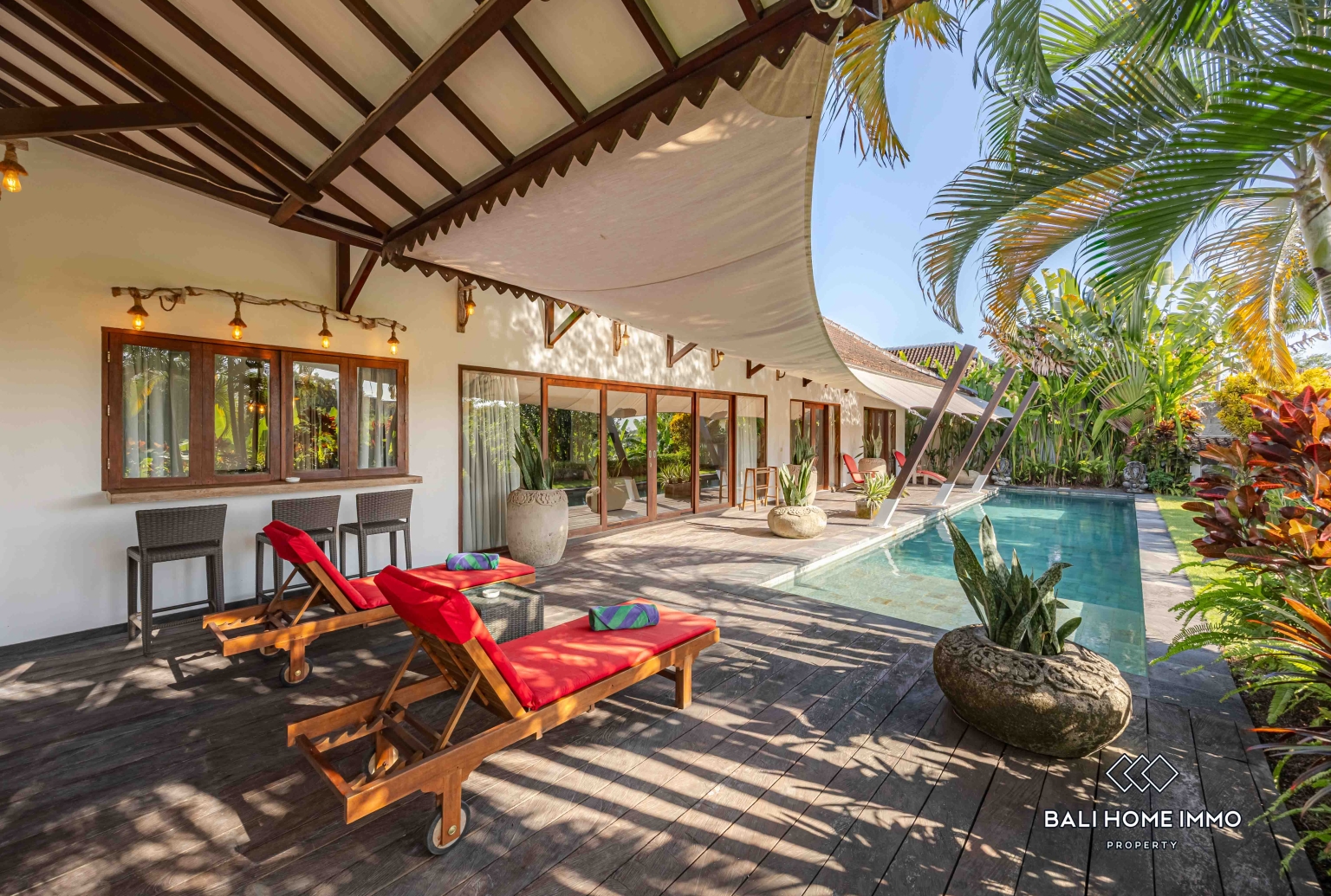 Peaceful 3 Bedroom Leasehold Villa with Rice Field Views in Babakan, Canggu view 2