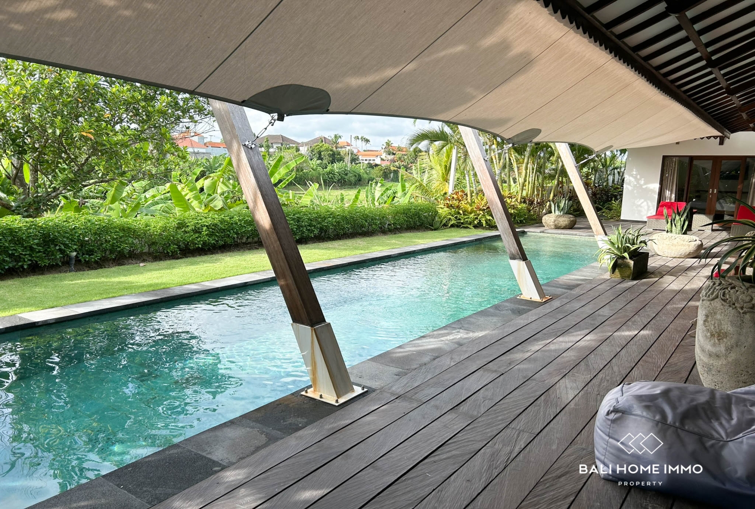 Peaceful 3 Bedroom Leasehold Villa with Rice Field Views in Babakan, Canggu view 2