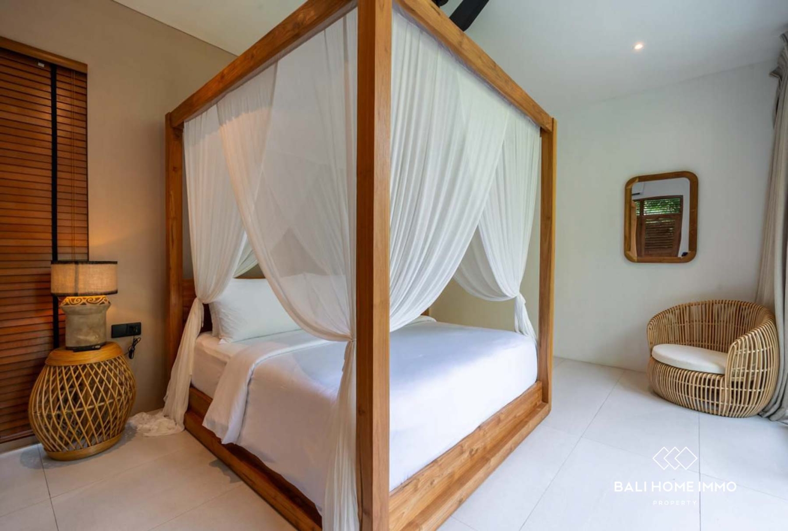 VILLA PAISIBLE DE 3 CHAMBRES À VENDRE EN BAIL À CANGGU, BALI view 11