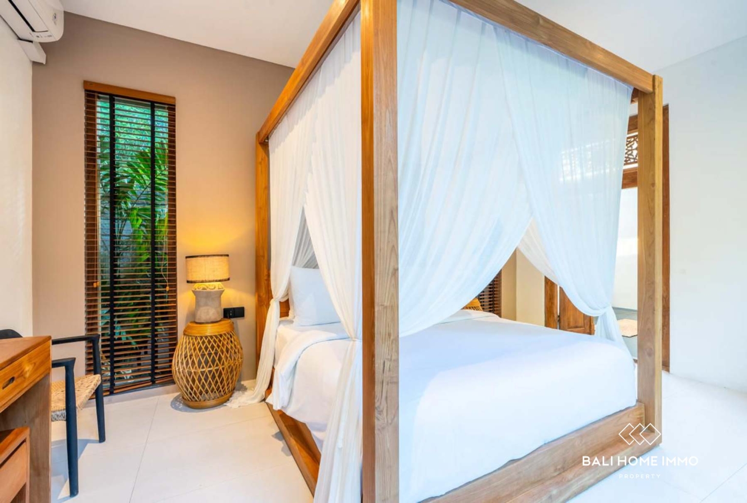 VILLA PAISIBLE DE 3 CHAMBRES À VENDRE EN BAIL À CANGGU, BALI view 12