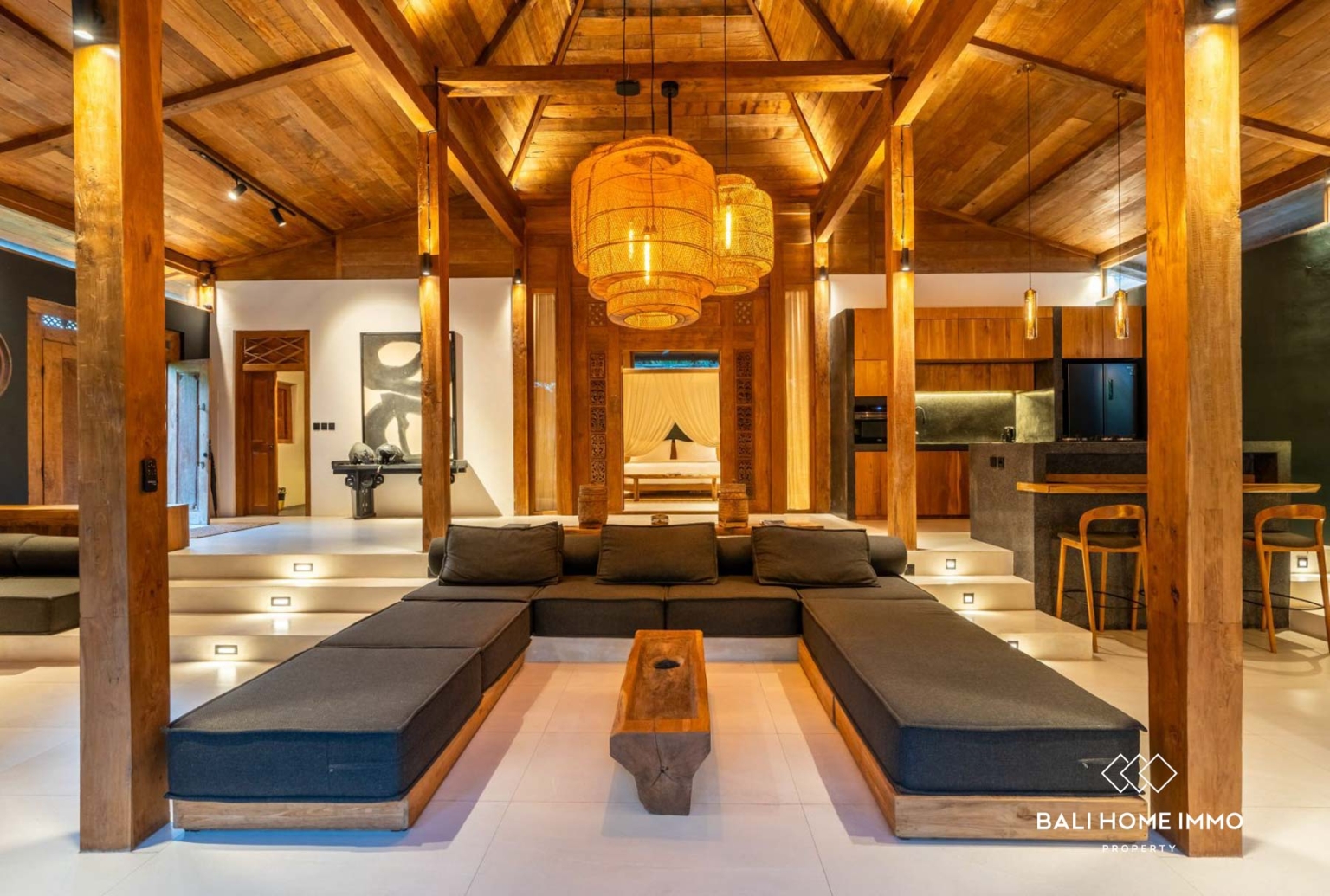VILLA PAISIBLE DE 3 CHAMBRES À VENDRE EN BAIL À CANGGU, BALI view 5