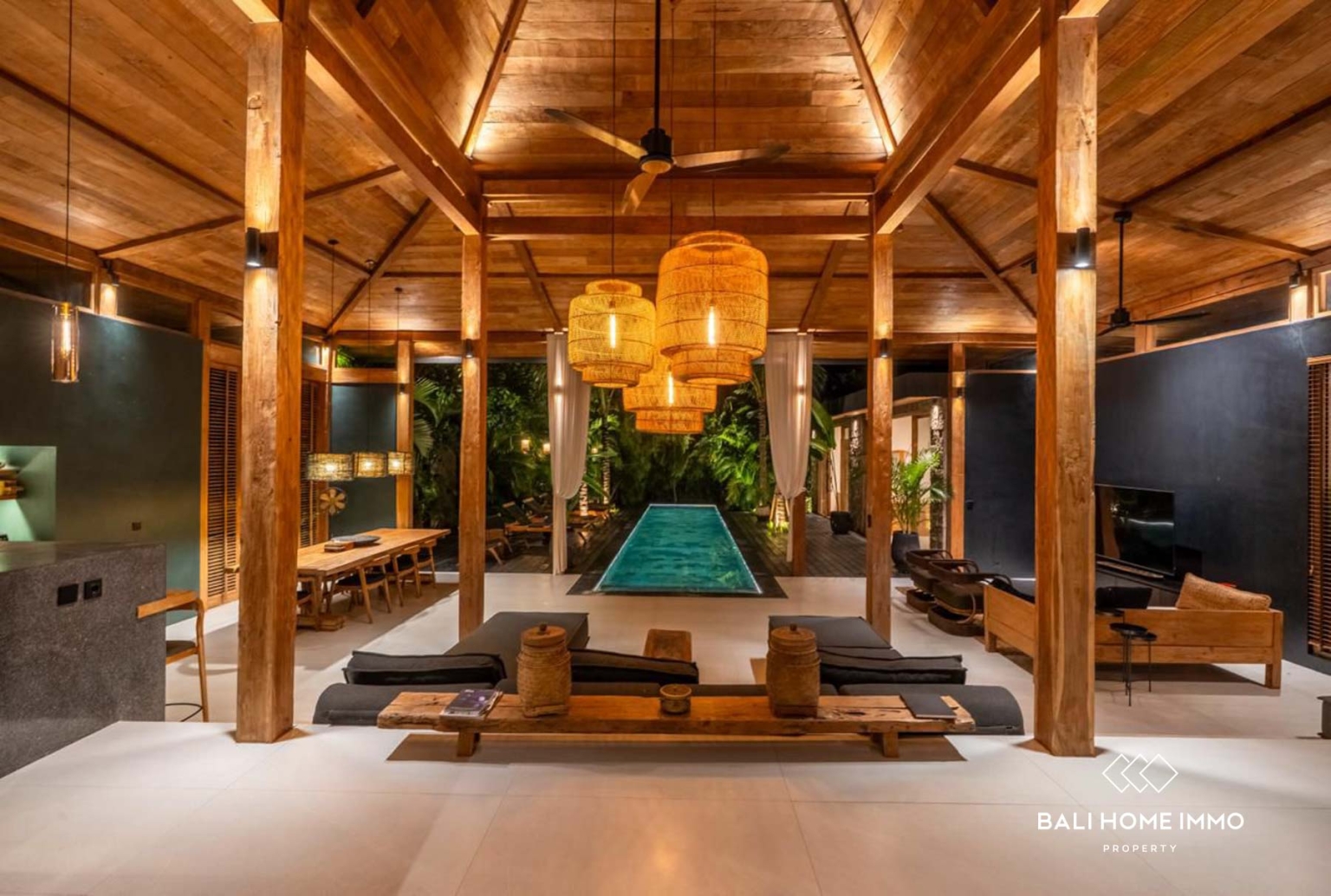 VILLA PAISIBLE DE 3 CHAMBRES À VENDRE EN BAIL À CANGGU, BALI view 4