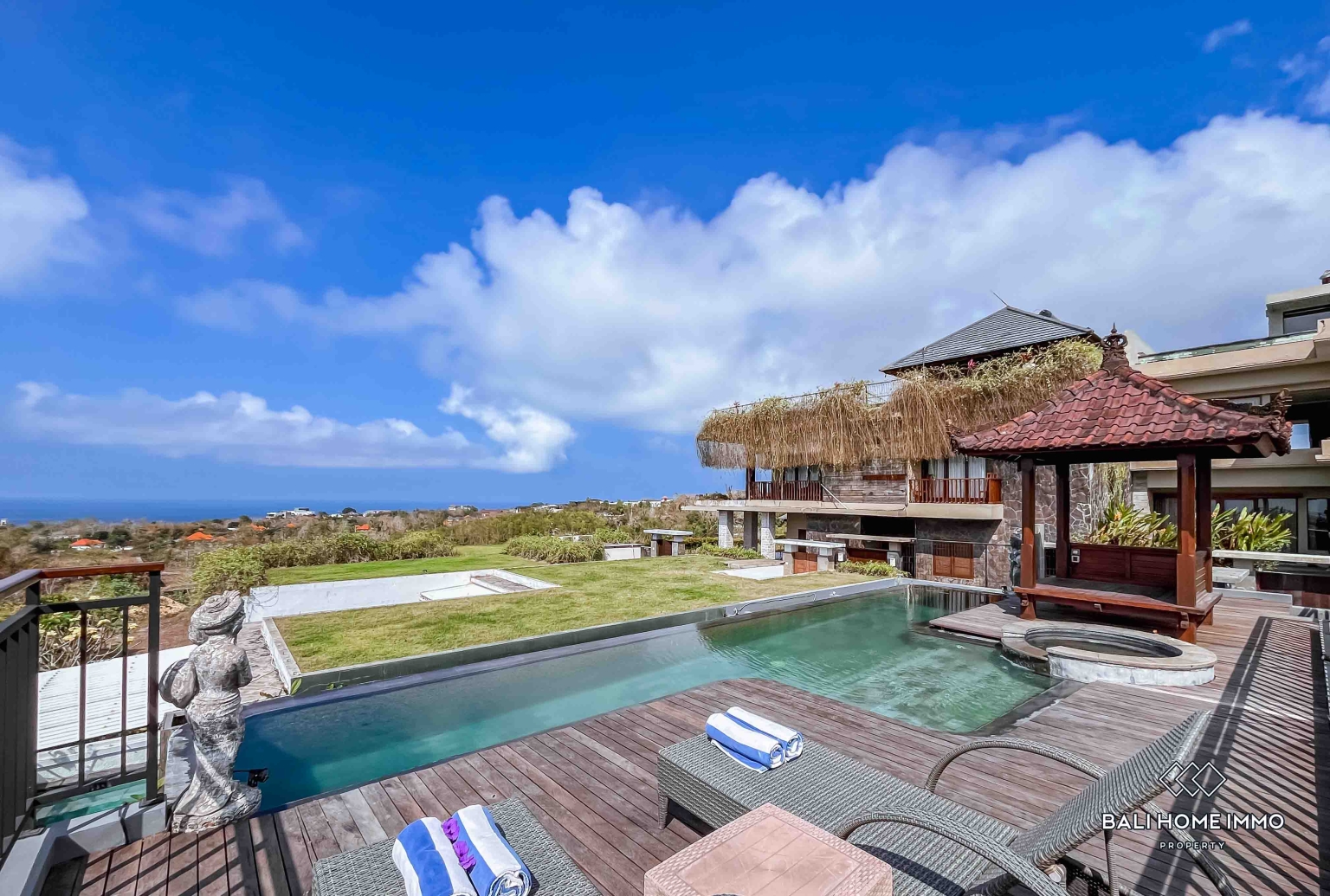 PEACEFUL OCEAN VIEW 2 BEDROOMS VILLA FOR YEARLY AND MONTHLY IN BALI - UNGASAN view 2
