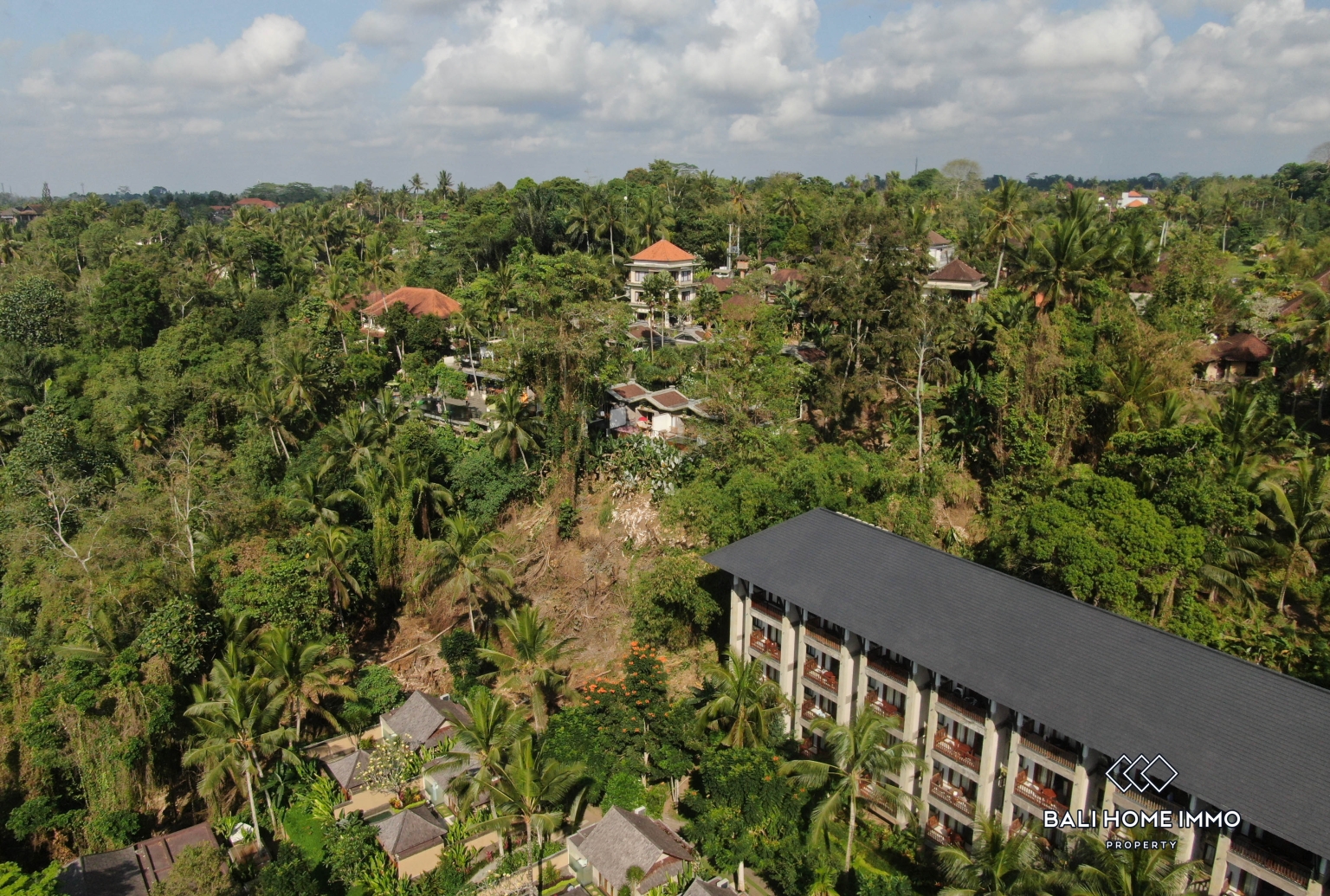 Terrain à flanc de colline en zone rose avec vue à vendre à Ubud view 13