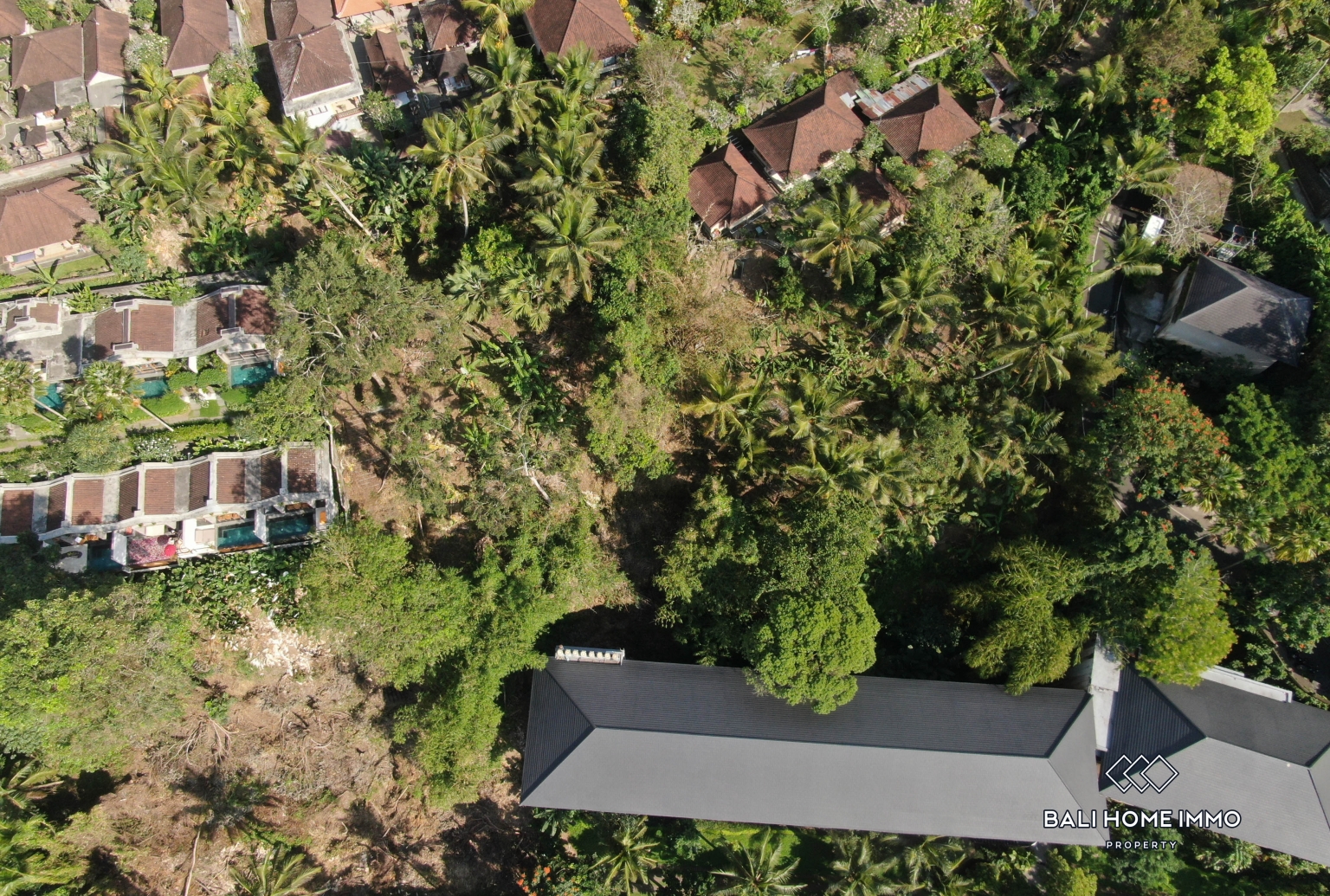 Terrain à flanc de colline en zone rose avec vue à vendre à Ubud view 11