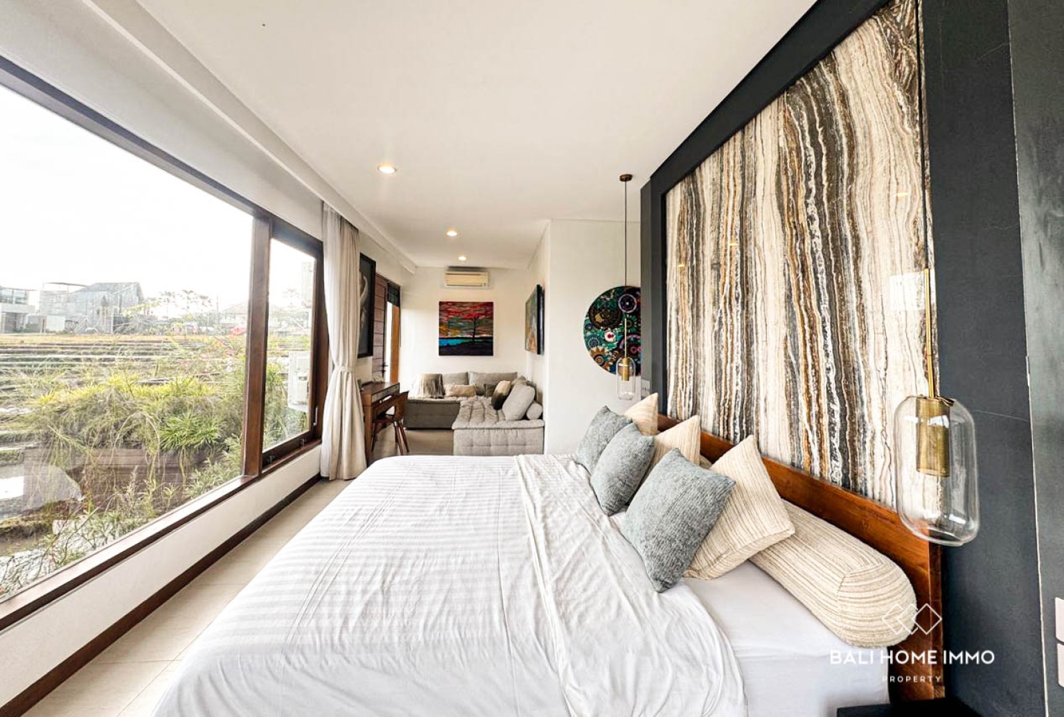 Pink Zone Ricefield View 2-Bedroom Villa for Sale in Cemagi view 9