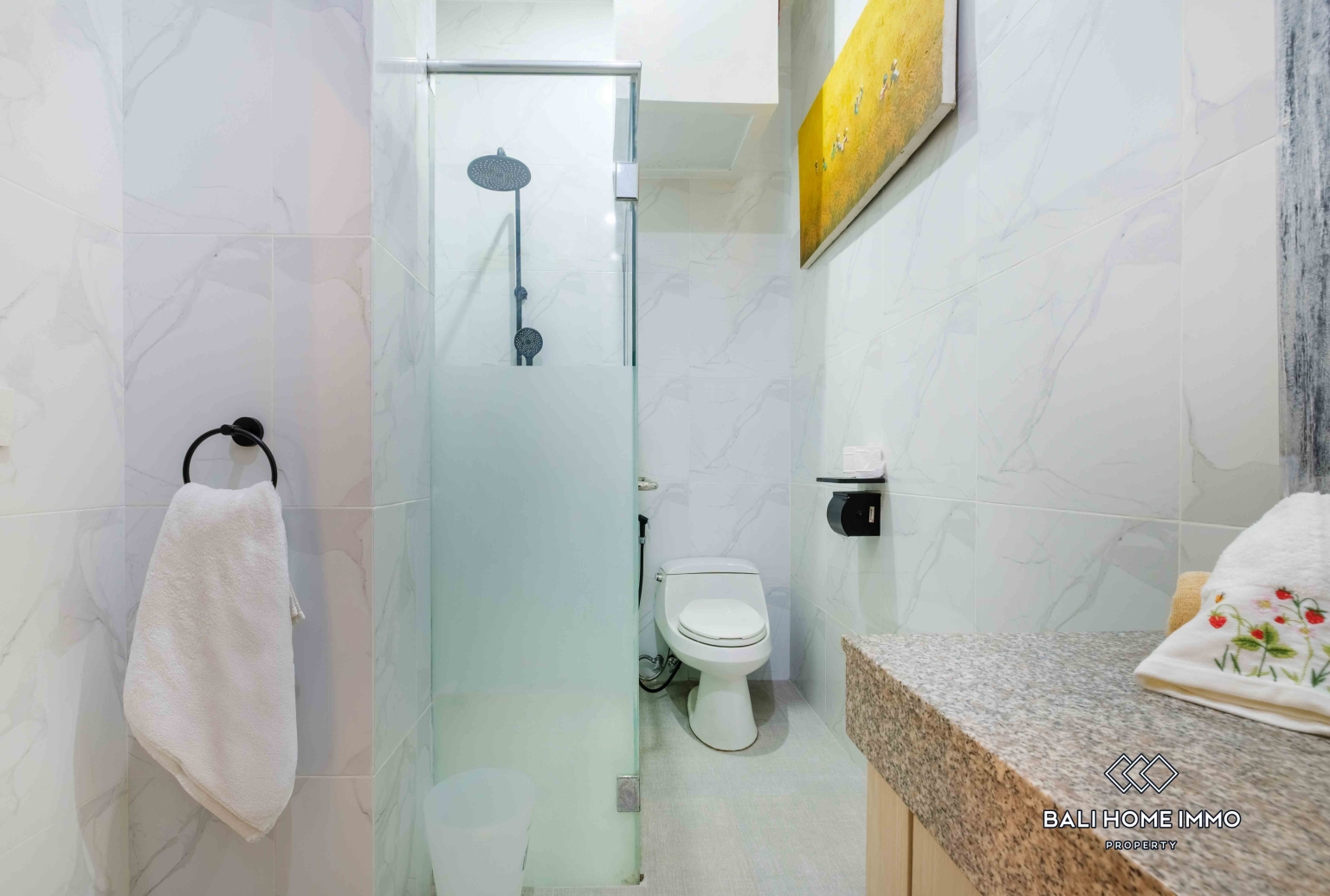 Apartemen 1 Kamar Tidur dengan Pemandangan Kolam Renang Disewakan Tahunan di Seminyak yang Damai view 16