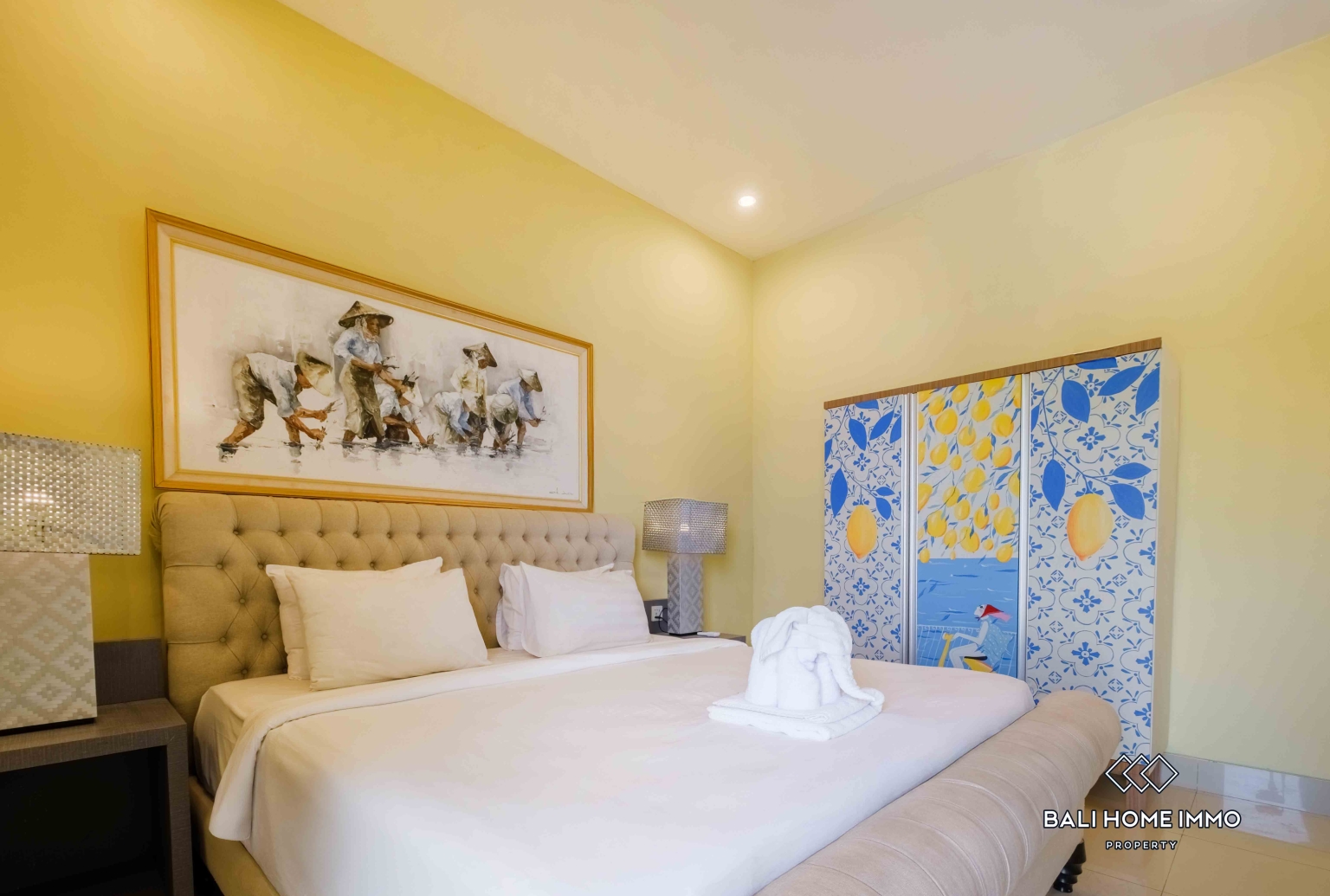 Apartemen 1 Kamar Tidur dengan Pemandangan Kolam Renang Disewakan Tahunan di Seminyak yang Damai view 10