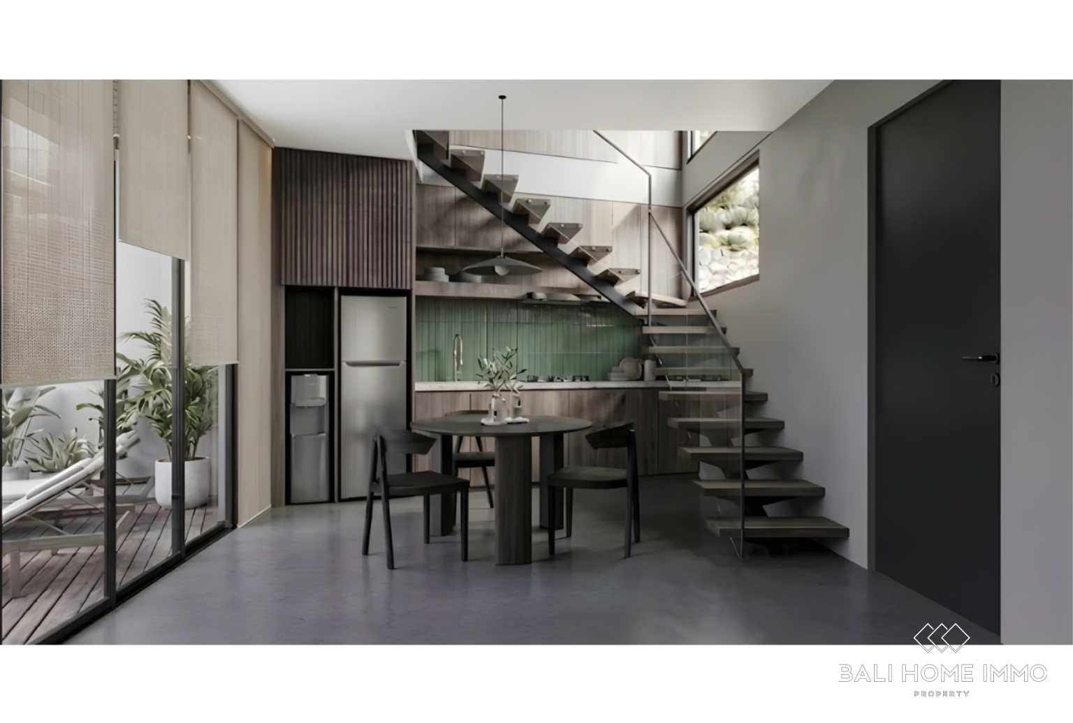 Villa raffinée de 1 chambre sur plan à vendre en bail emphytéotique à Ungasan près de Melasti view 6