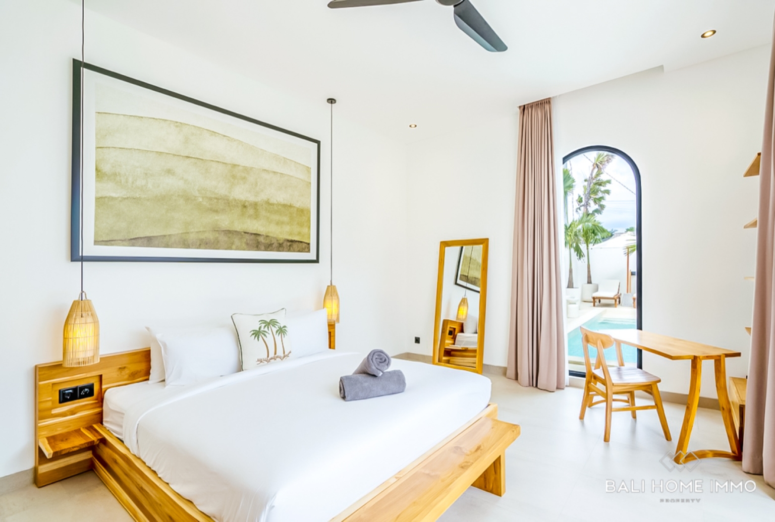 Villa raffinée de 2 chambres à vendre en bail emphytéotique à Bingin view 12