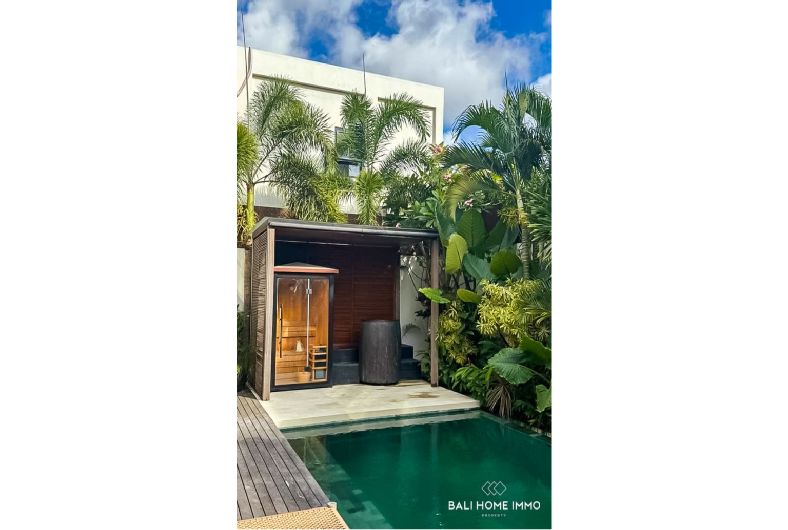 Vila Elegan 2 Kamar Tidur dengan Sauna Pribadi Dijual di Bingin view 2