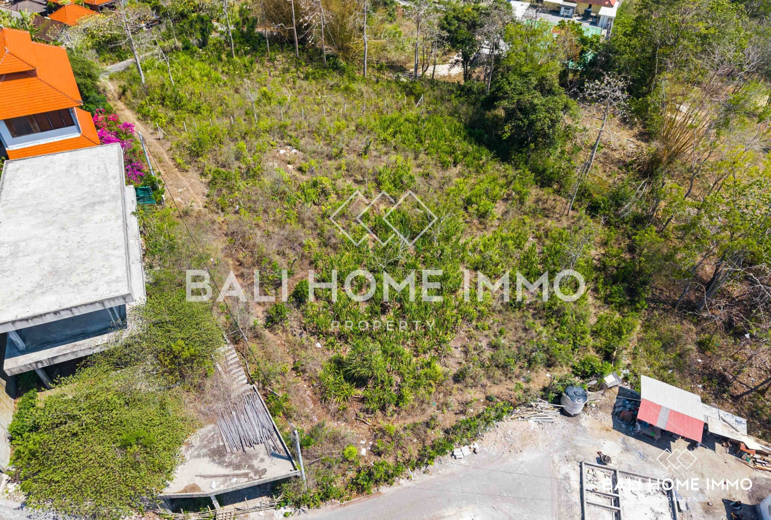 Residential Land for Sale Leasehold with Ocean View in Pecatu view 3
