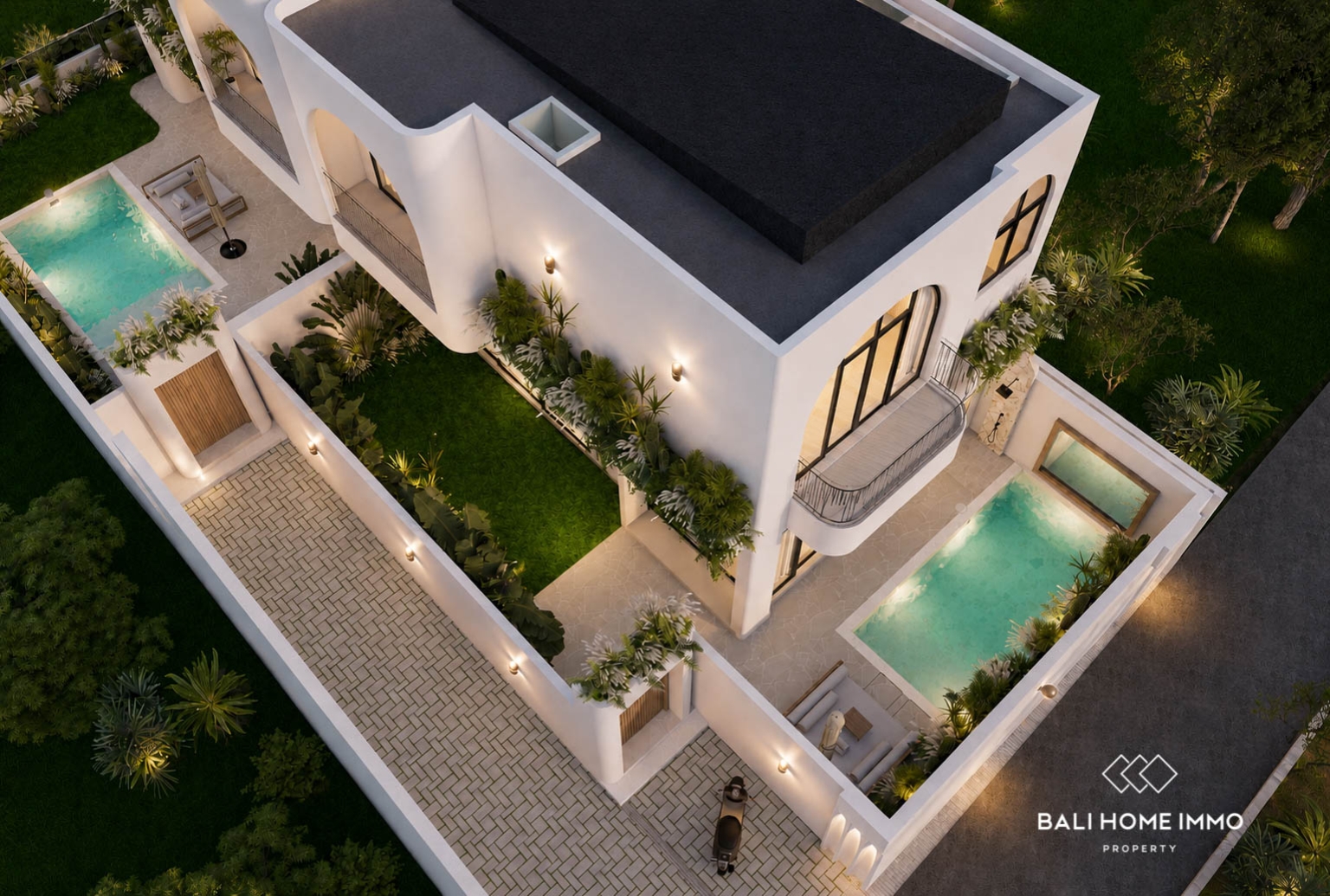 Villa 2 Kamar Off-plan Berpemandangan Sawah Dijual di Cemagi view 11