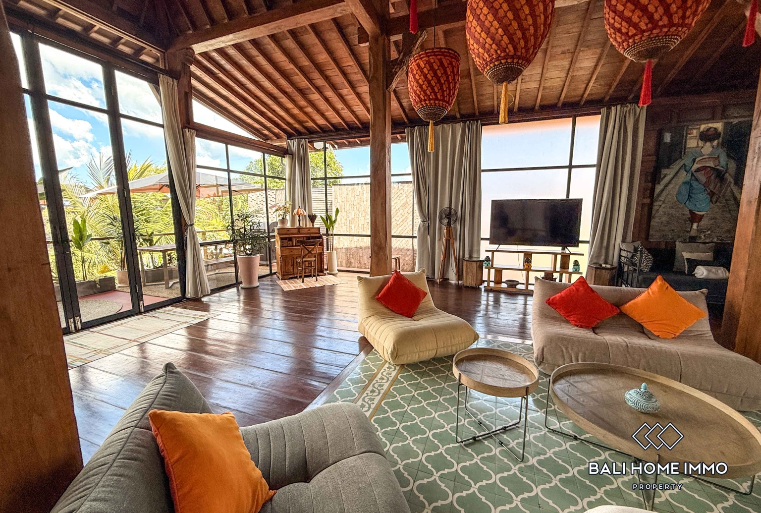 Ricefield view 2 Bedroom Villa For Rent in Cemagi Beachside view 7