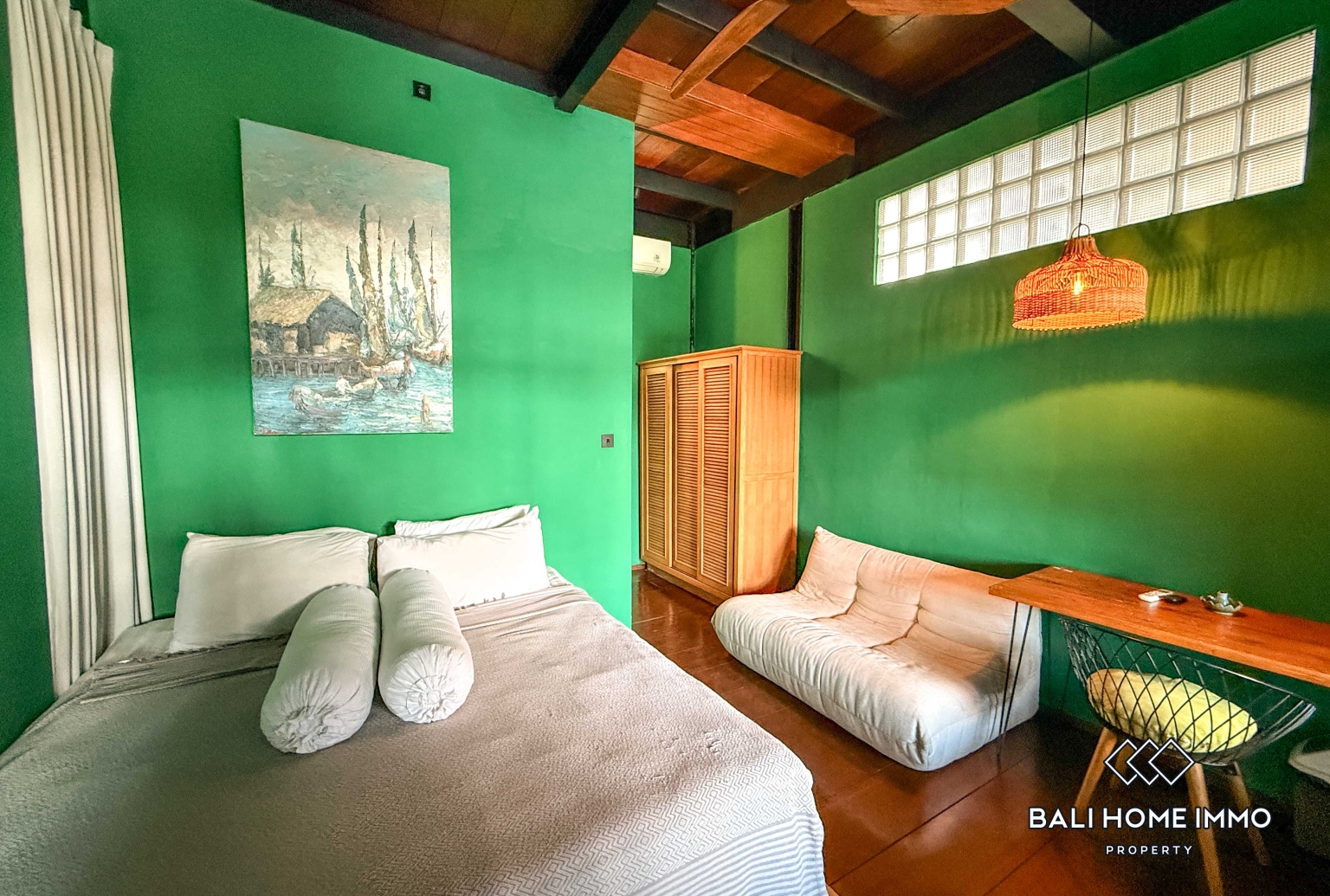 Ricefield view 2 Bedroom Villa For Rent in Cemagi Beachside view 12