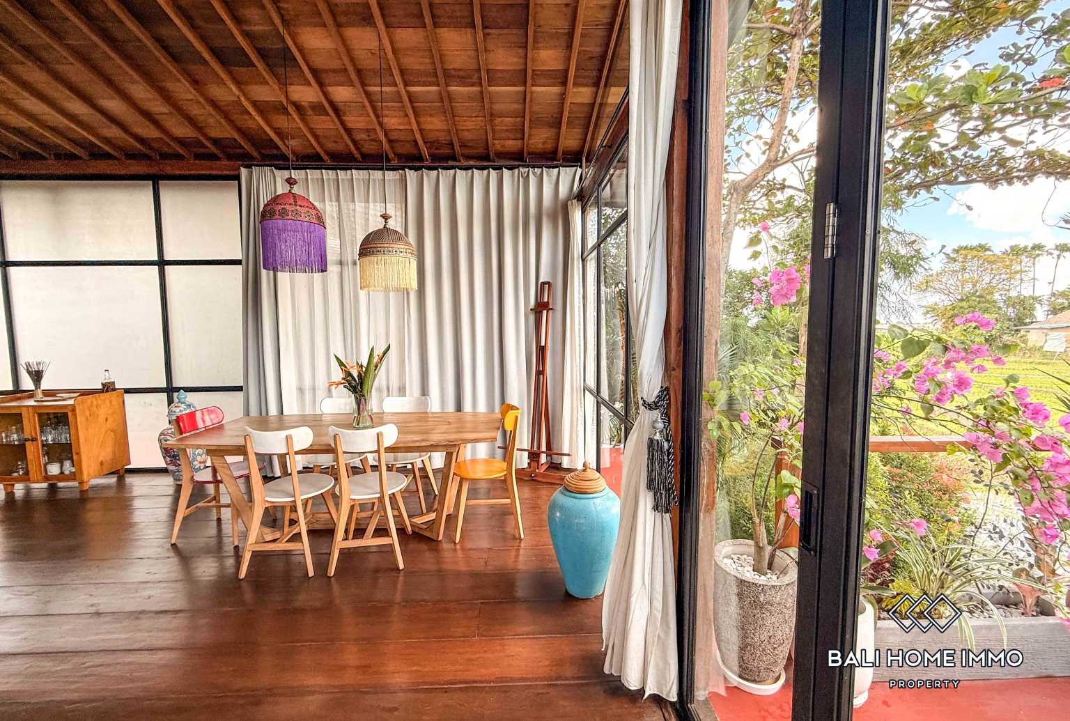 Ricefield view 2 Bedroom Villa For Rent in Cemagi Beachside view 9