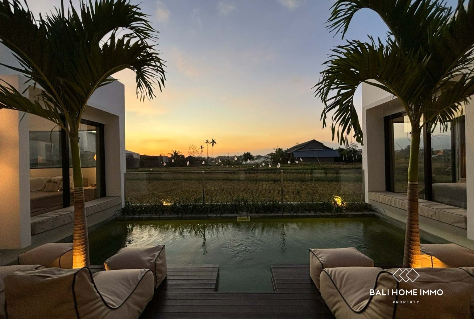 Ricefield View 2 Bedroom Villa FOR SALE LEASEHOLD in Tumbak Bayuh BALI view 15