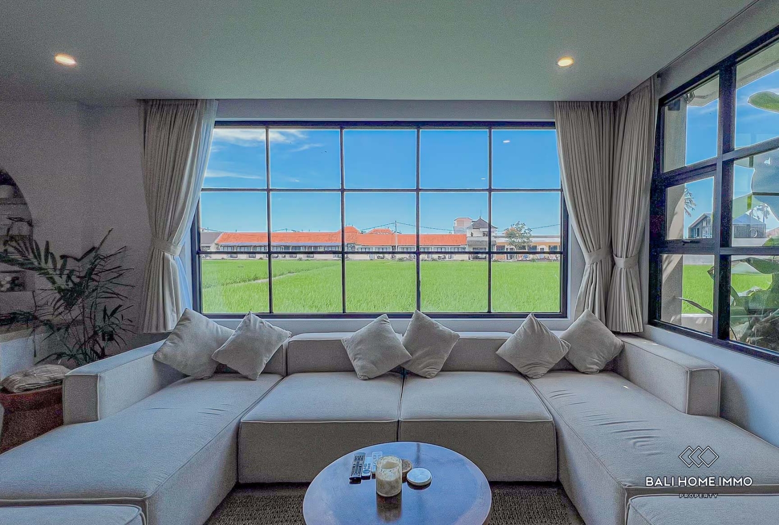 Ricefields view 2 Bedrooms villa for sale and rent in Bali, Near Cemagi & Seseh Beach view 2