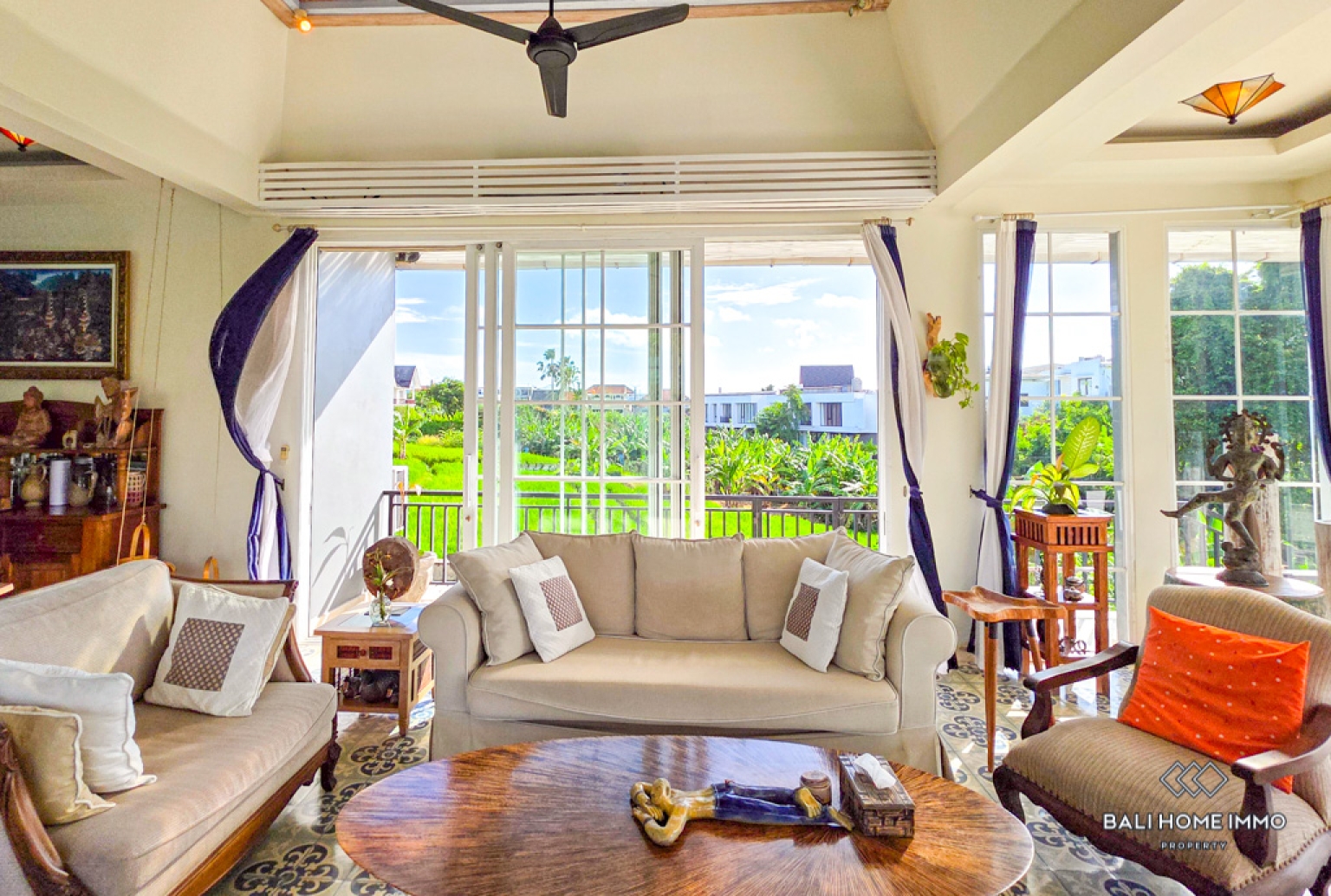 Villa 7 Kamar berpemandangan Sungai dan Sawah untuk Dijual dan Disewa di Bali Berawa view 6