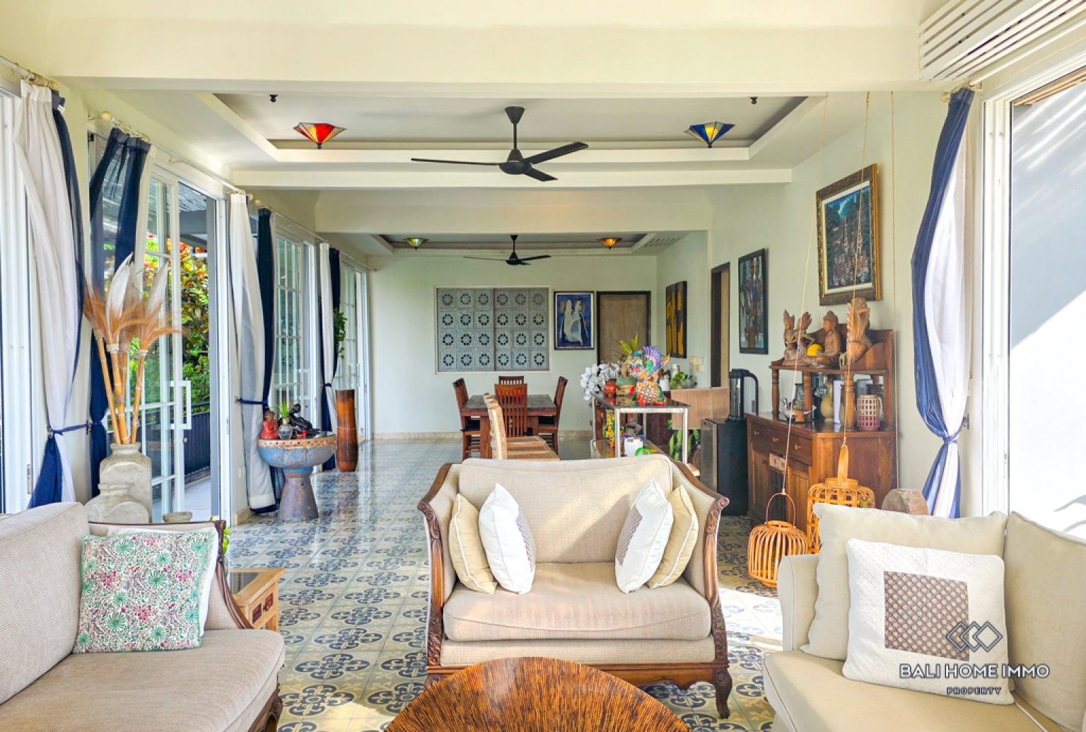 Villa 7 Kamar berpemandangan Sungai dan Sawah untuk Dijual dan Disewa di Bali Berawa view 8