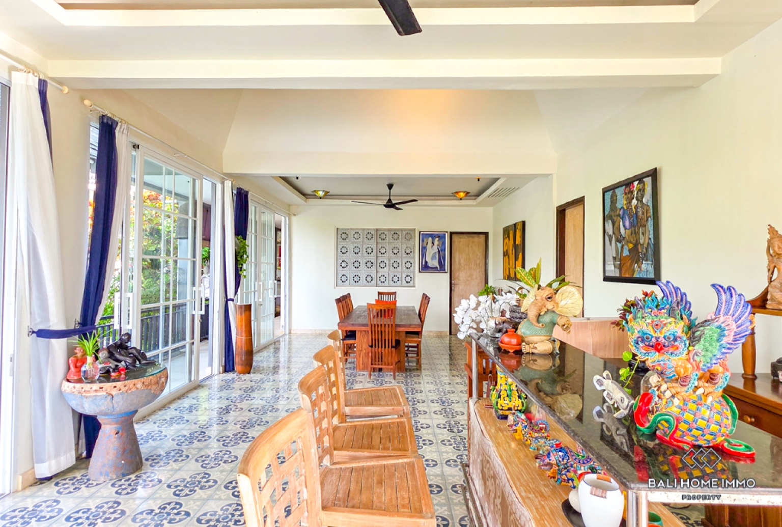 Villa 7 Kamar berpemandangan Sungai dan Sawah untuk Dijual dan Disewa di Bali Berawa view 9