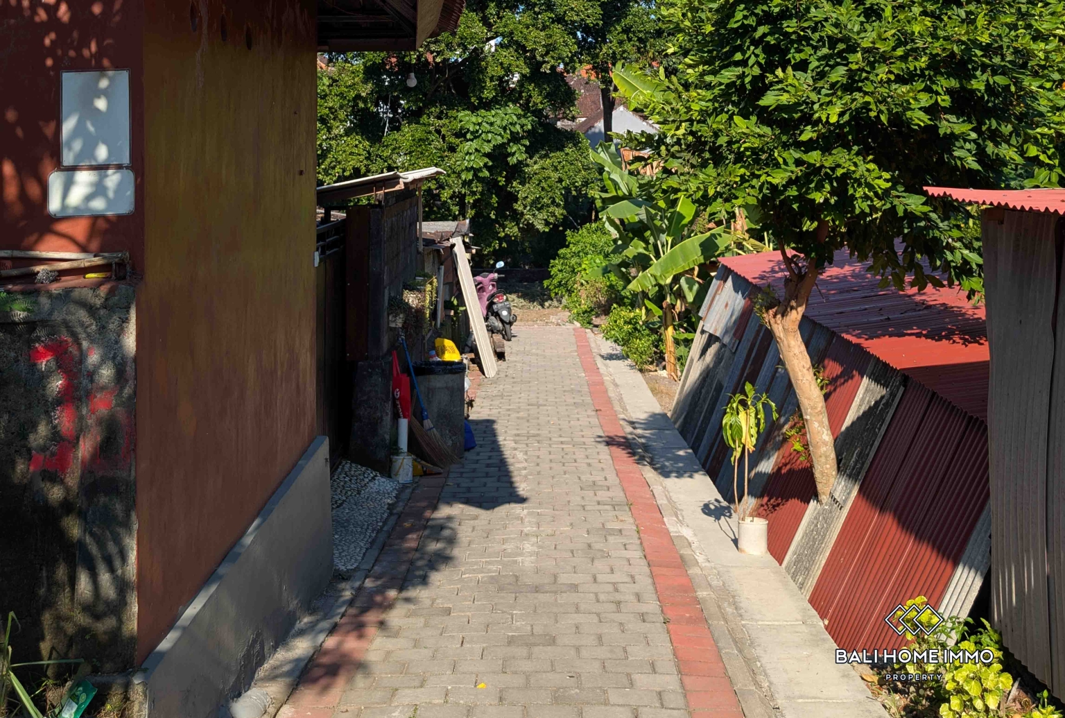 Riverside land for sale leasehold in Bali Canggu residential side view 9