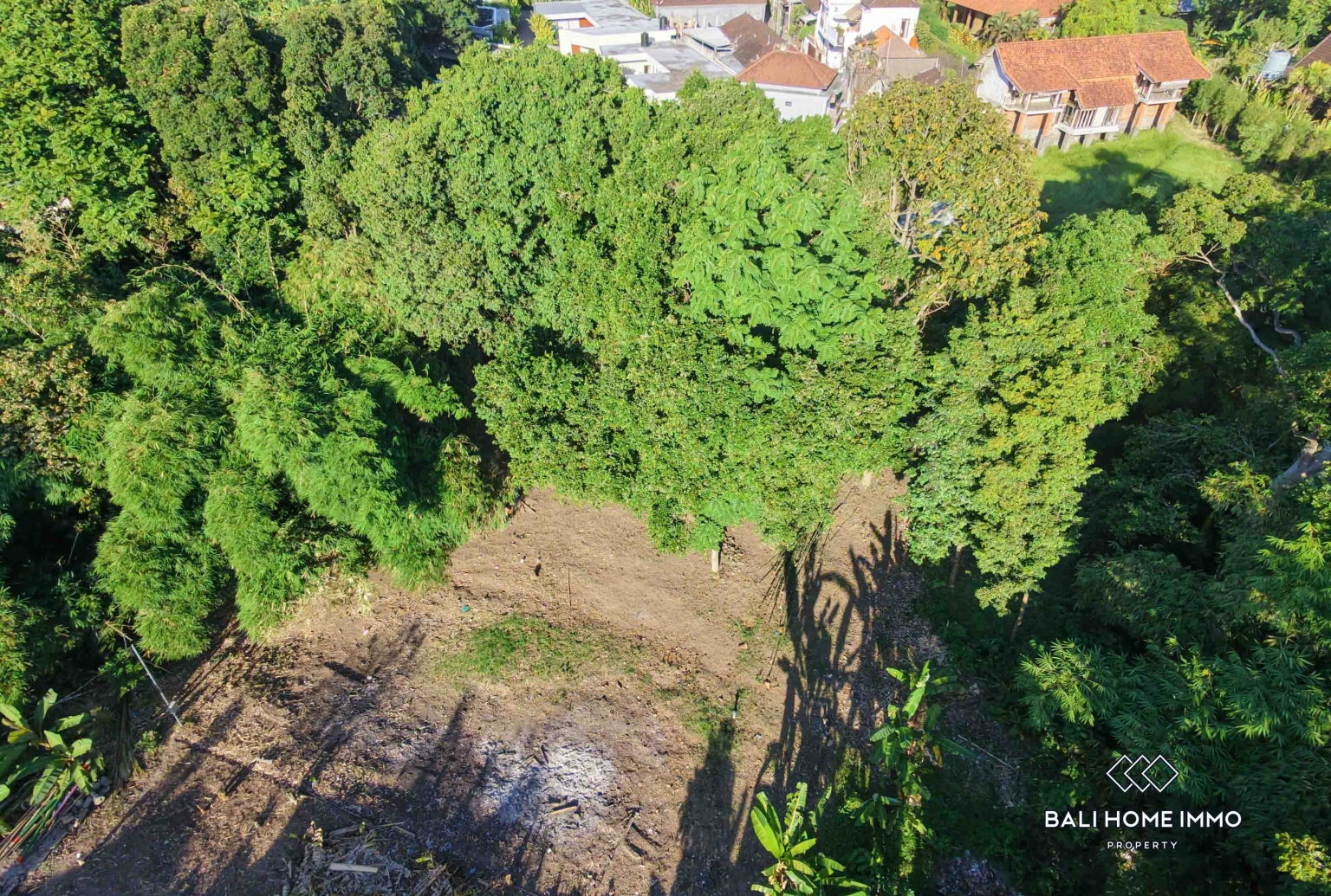 Riverside land for sale leasehold in Bali Canggu residential side view 3