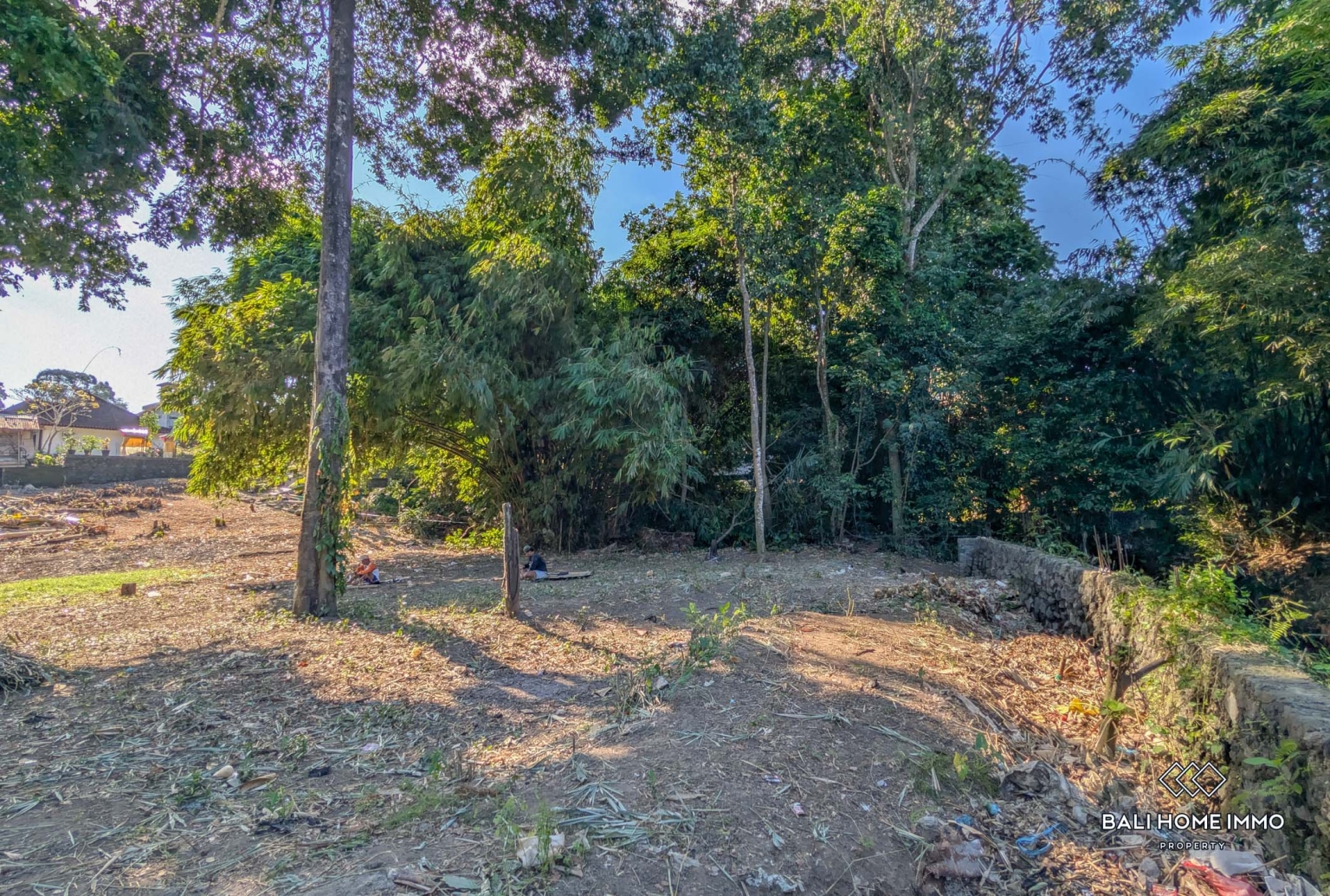 Riverside land for sale leasehold in Bali Canggu residential side view 5