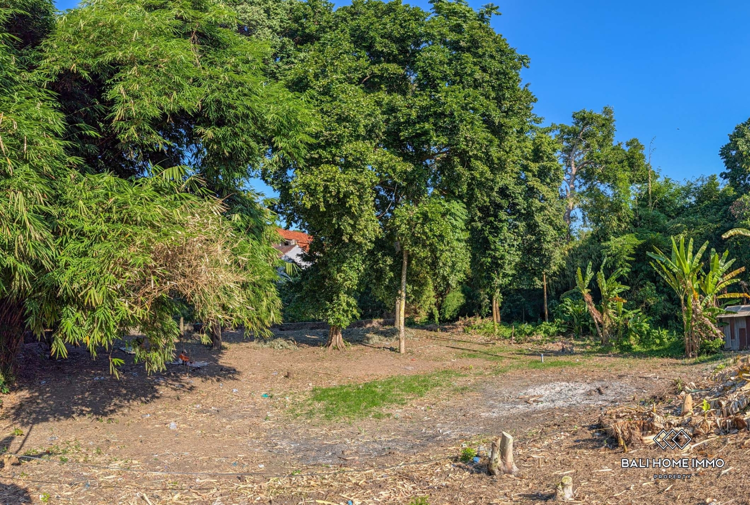 Riverside land for sale leasehold in Bali Canggu residential side view 3