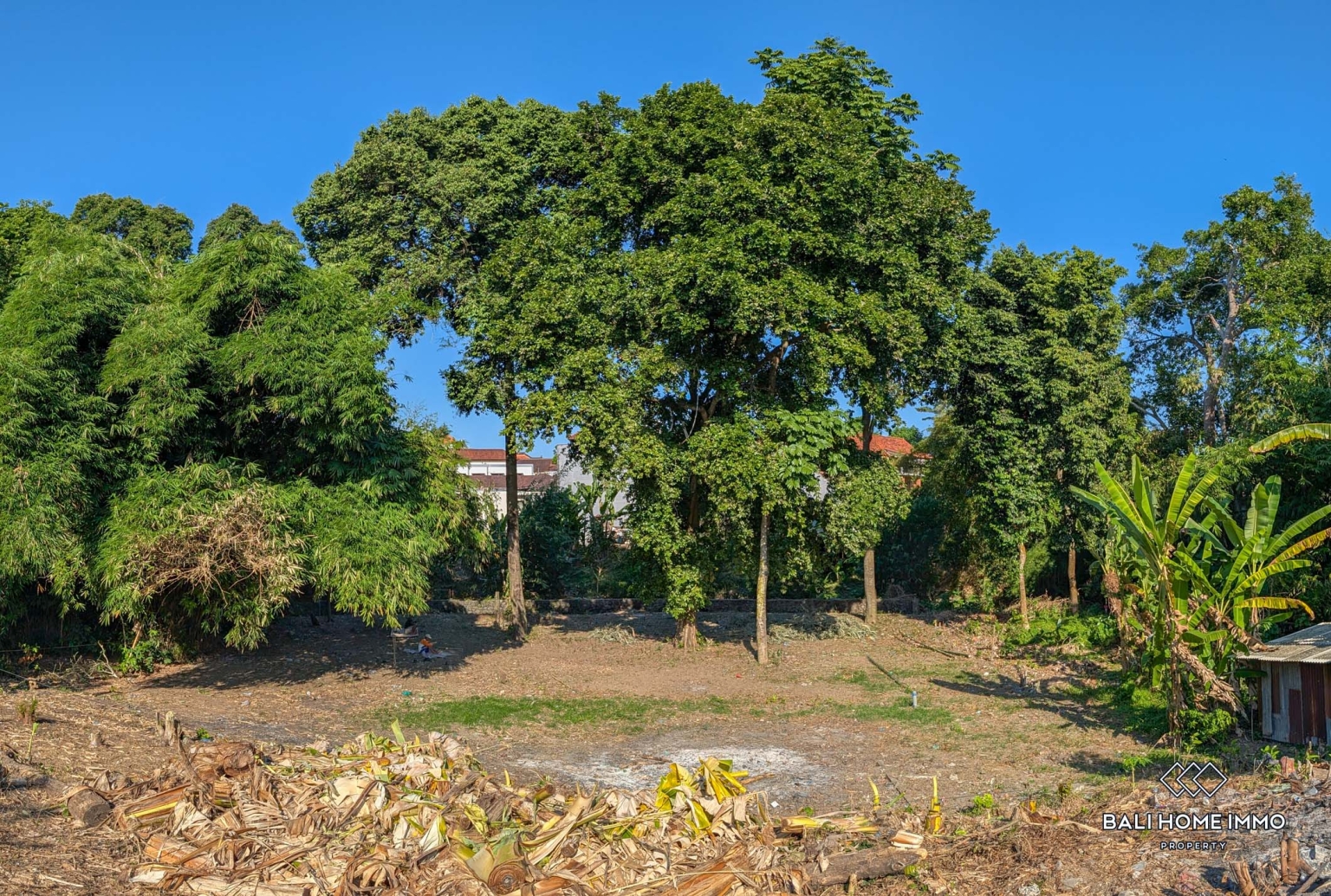 Riverside land for sale leasehold in Bali Canggu residential side view 2