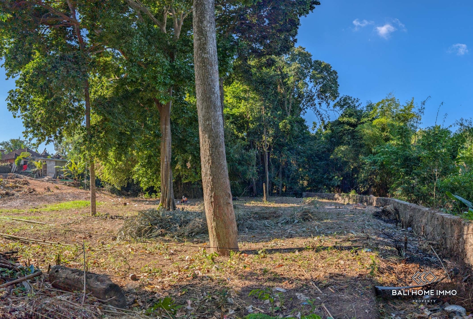 Riverside land for sale leasehold in Bali Canggu residential side view 6
