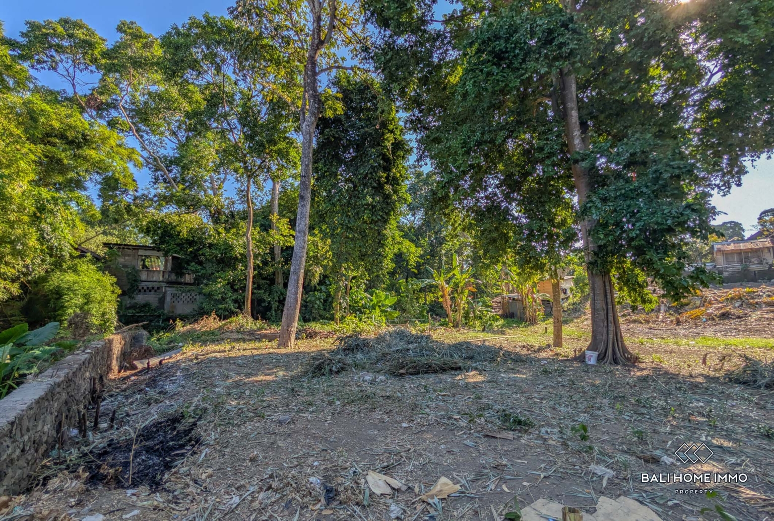 Riverside land for sale leasehold in Bali Canggu residential side view 7