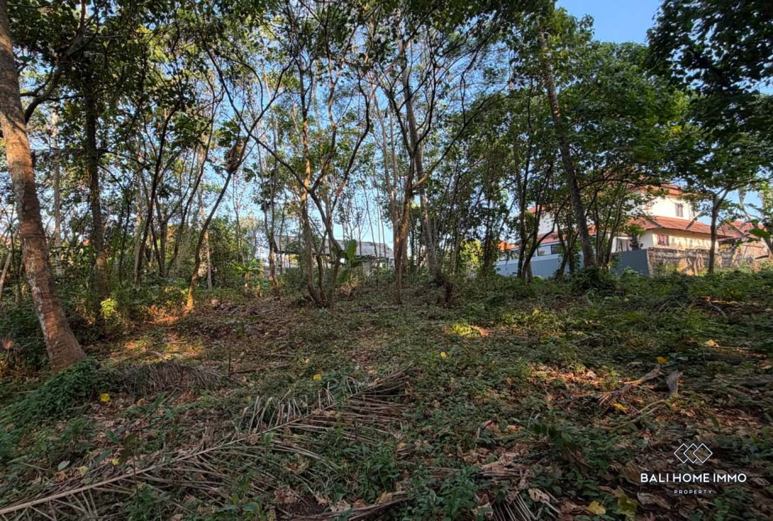 Riverside land in residential area for sale leasehold in Bali Near Canggu residential side view 5