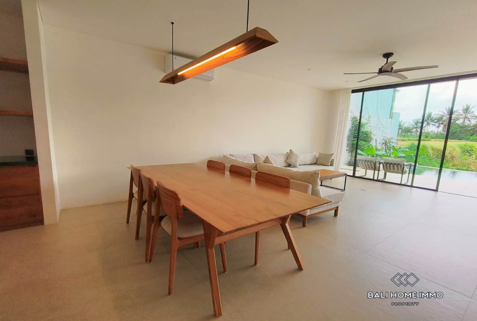 Luxe 3 bedroom Villa with Rice Field View for sale in Ubud view 2