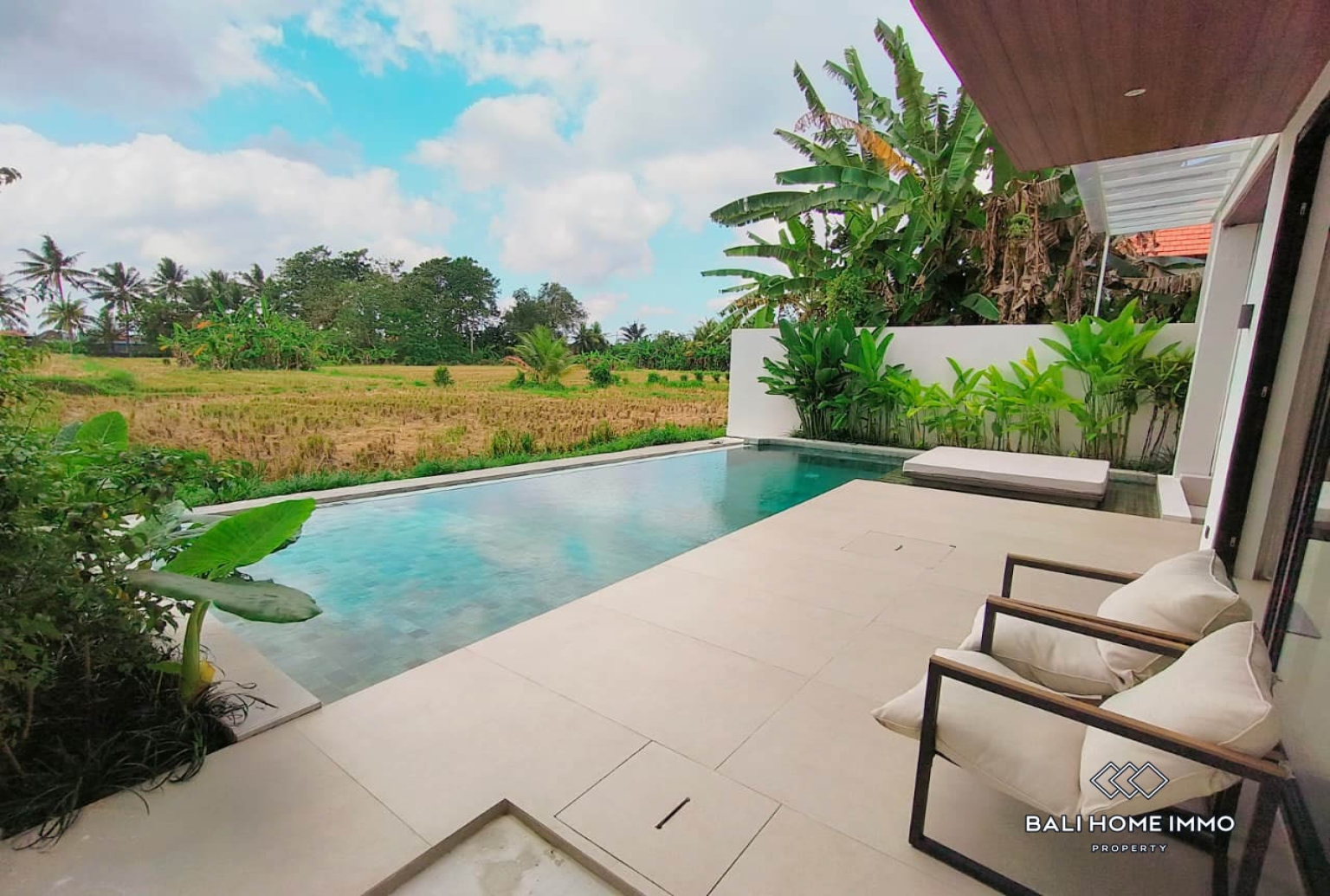 Luxe 3 bedroom Villa with Rice Field View for sale in Ubud view 17