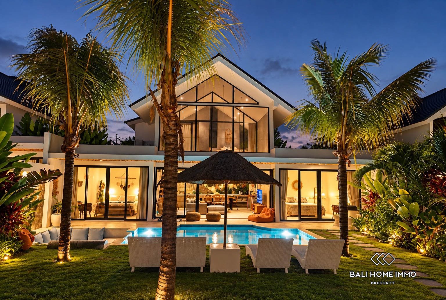 Spacious 4 Bedroom Villa for Leasehold Sale in Canggu Bali view 25
