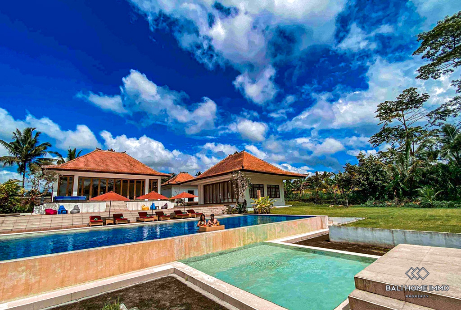 Spacieuse villa de 5 chambres à louer à Bali Ubud view 2