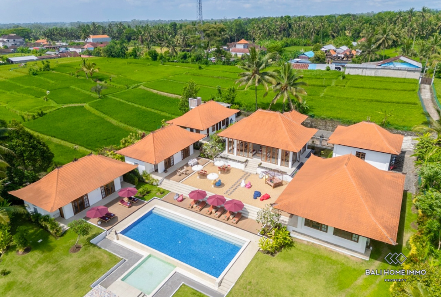 Spacieuse villa de 5 chambres à louer à Bali Ubud view 26