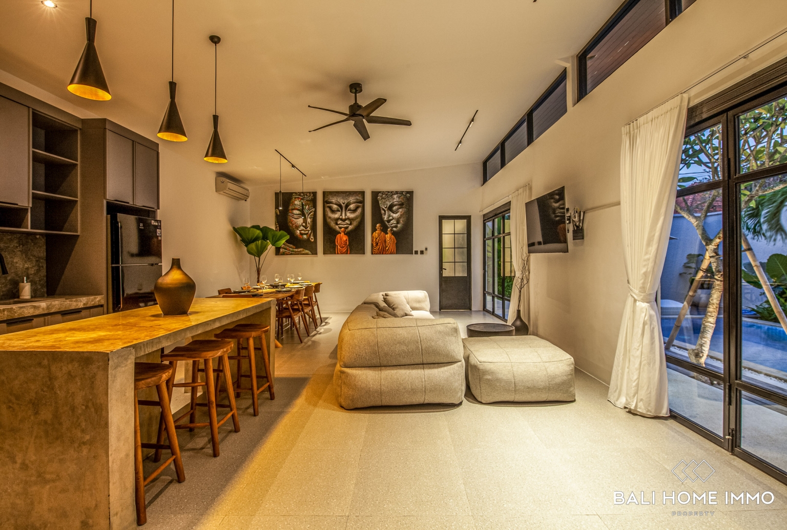 Stunning 3 Bedroom Villa for Monthly rental in Bali Umalas view 8