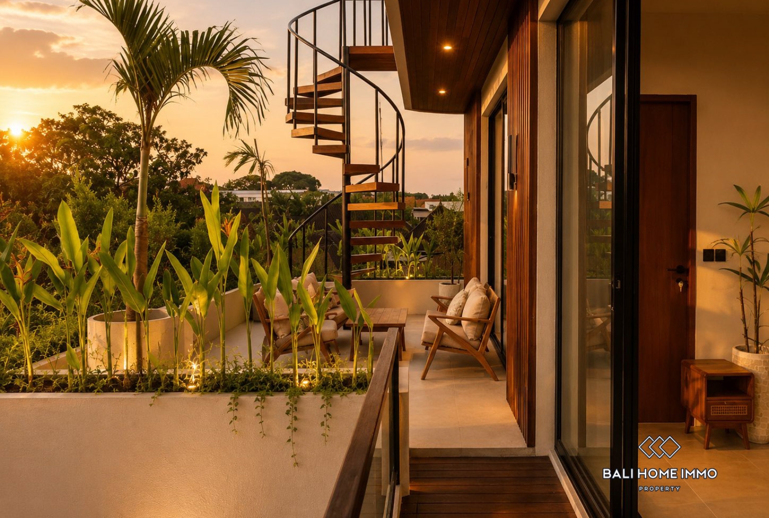 Stunning 3 Bedroom Villa for Sale in Bali Canggu Batubolong Echobeach view 15