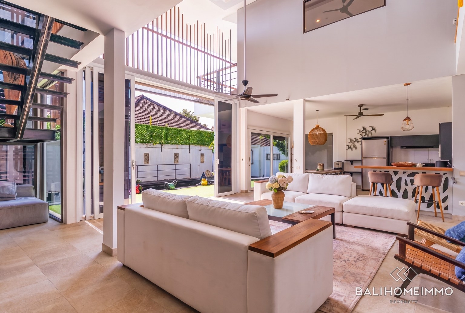 Stunning 4 Bedroom Villa for Sale and Rent in Bali Canggu Residential Side view 4